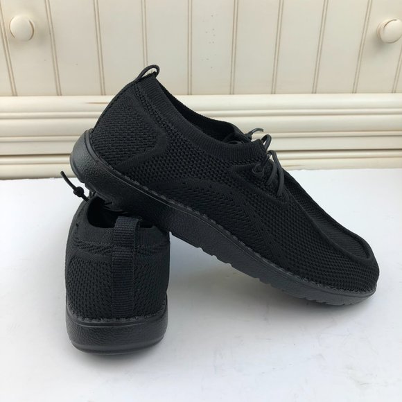 ITAZERO Black Slip On Comfy Loafer Shoes Minimalist Walking - Picture 6 of 15